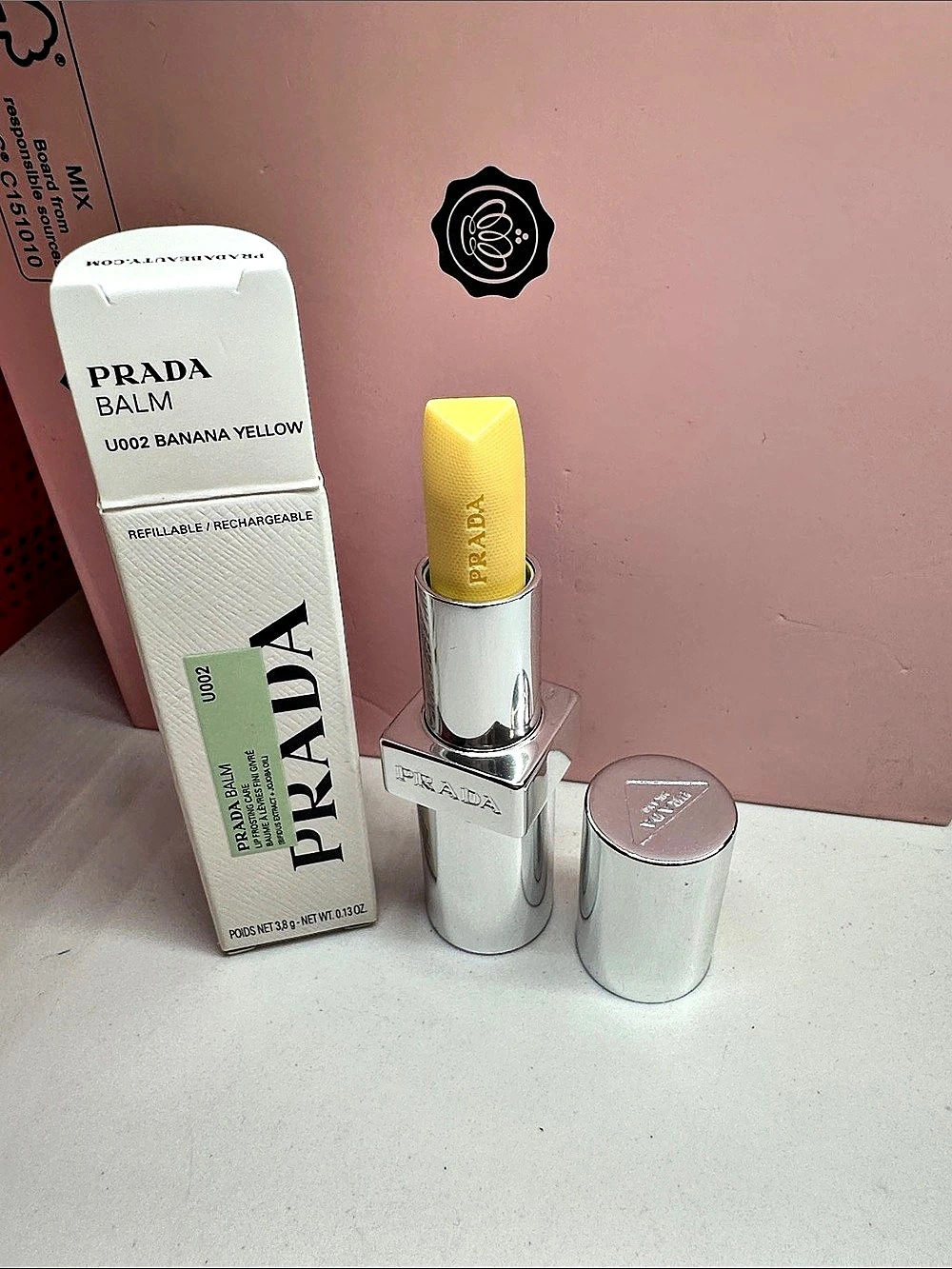 Prada Balm U002 Banana Yellow Lip Balm